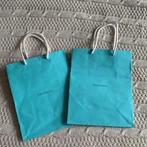 (2) Tiffany & Co. Paper Gift Bags